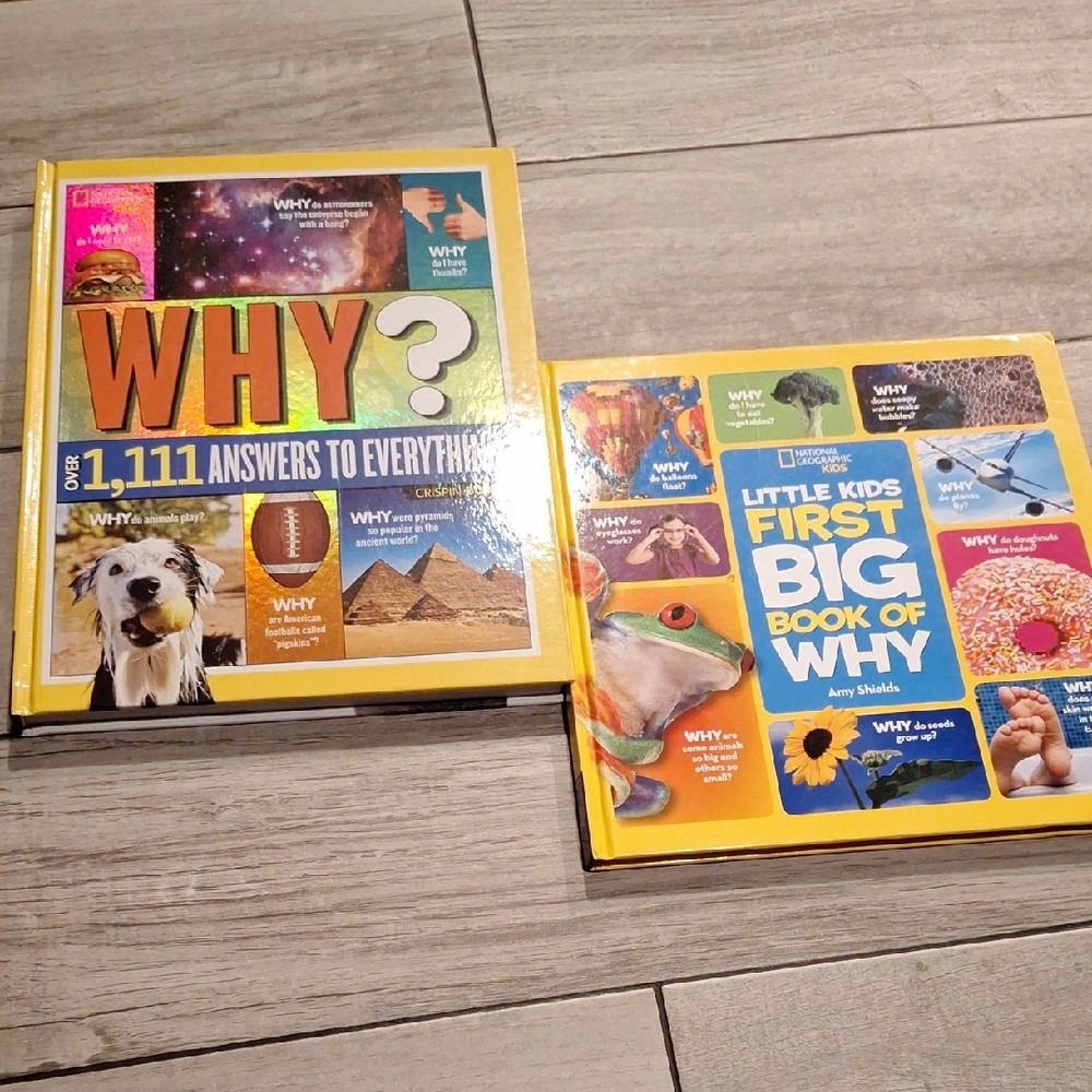 🐣National Geographic Bright Yellow Why Books🐬